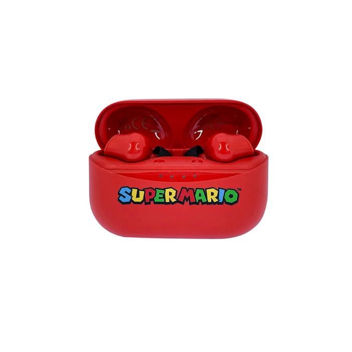 Bild 5, Super Mario Hörlur In-Ear TWS Bluetooth Röd