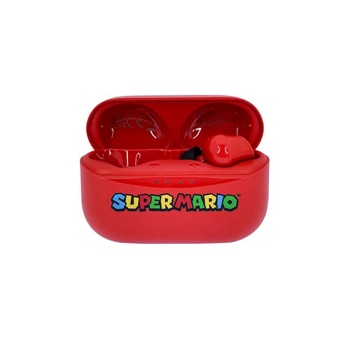 Bild 6, Super Mario Hörlur In-Ear TWS Bluetooth Röd