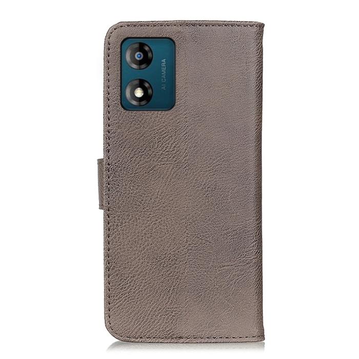 Bild 3, KHAZNEH Motorola Moto E13 Fodral Läder Khaki