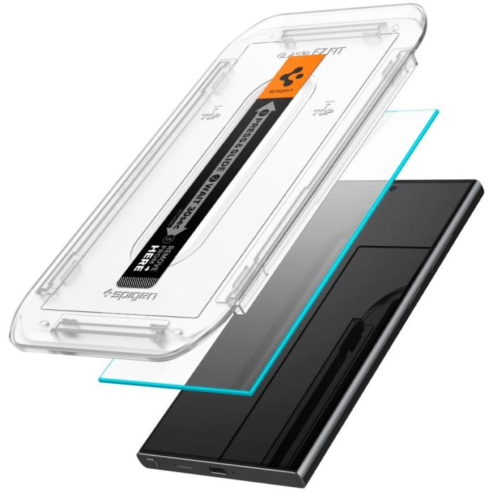 Bild 2, Spigen Galaxy S24 Ultra 2-PACK GLAS.tR 