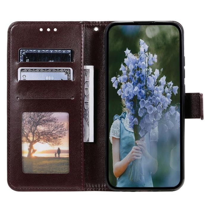 Bild 3, Xiaomi 12T / 12T Pro Fodral Mandala Läder Brun