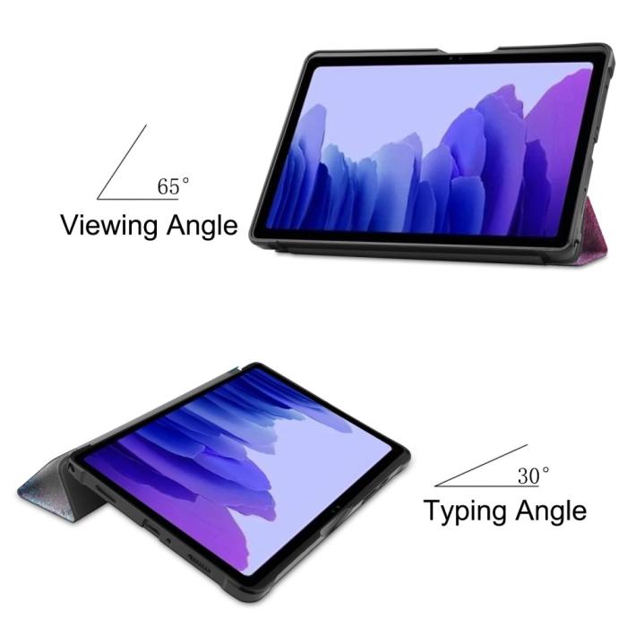 Bild 3, Samsung Galaxy Tab A7 10.4 Fodral Tri-Fold Cosmic Space