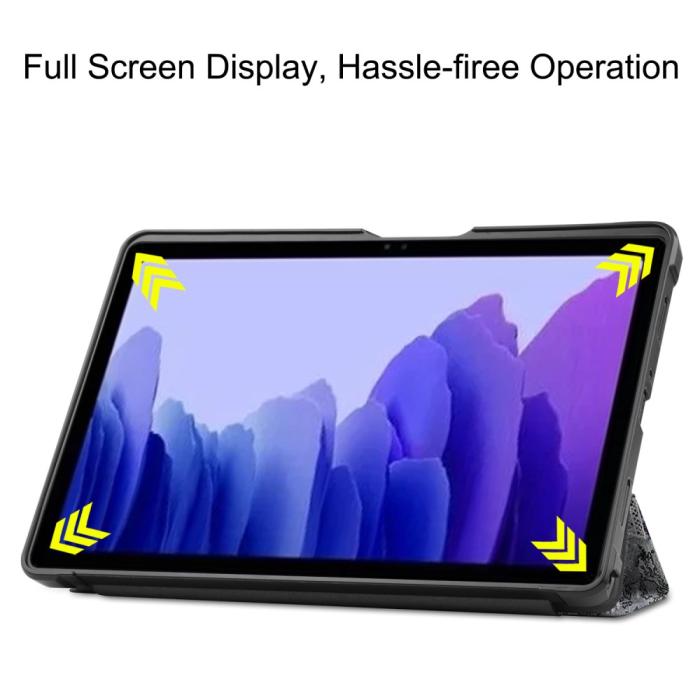 Bild 4, Samsung Galaxy Tab A7 10.4 Fodral Tri-Fold Eiffeltornet