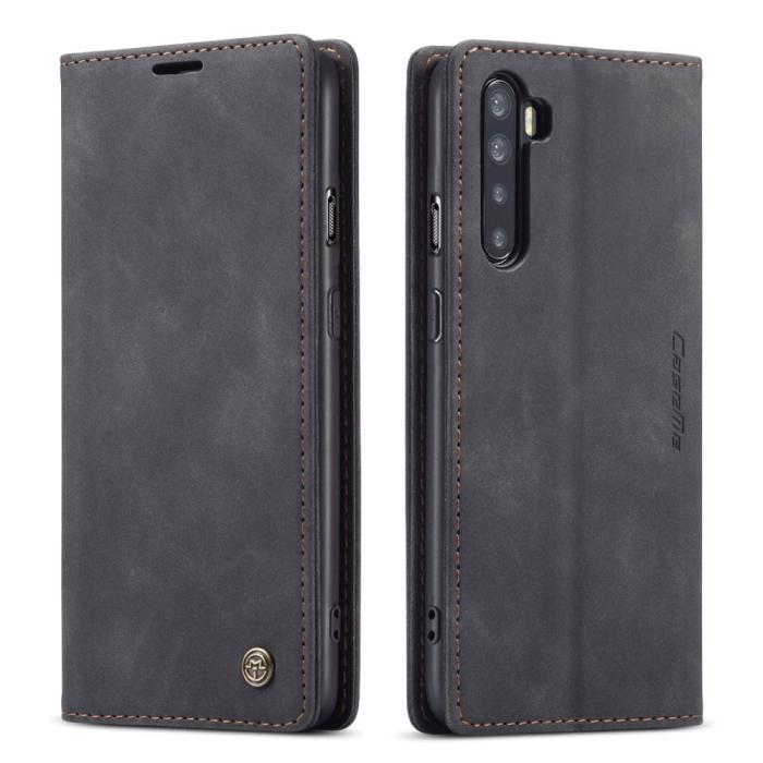 Bild 2, OnePlus Nord - CASEME Vintage Fodral - Svart