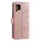 Samsung Galaxy A12 - Mandala Läder Fodral - Roséguld
