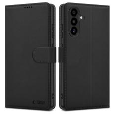 Tech-Protect Galaxy A26 5G / A17 Fodral L&auml;der Svart