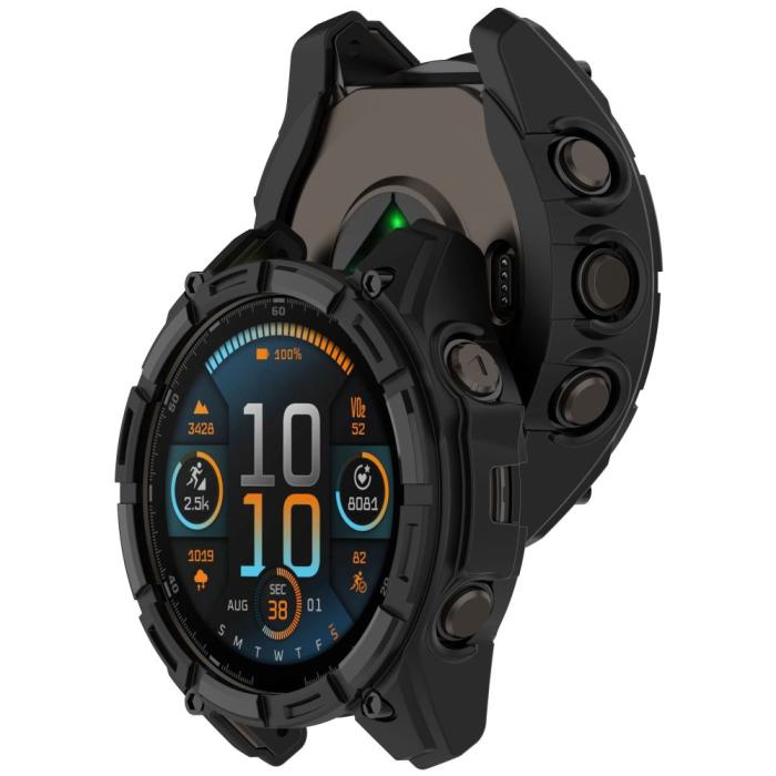 Bild 2, Tech-Protect Garmin Fenix 8 47 mm Skal Defense Air Svart