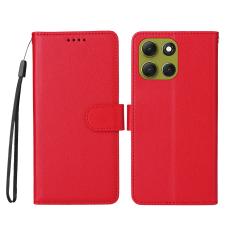 Motorola Moto G86 Power / G86 5G Fodral L&auml;der R&ouml;d
