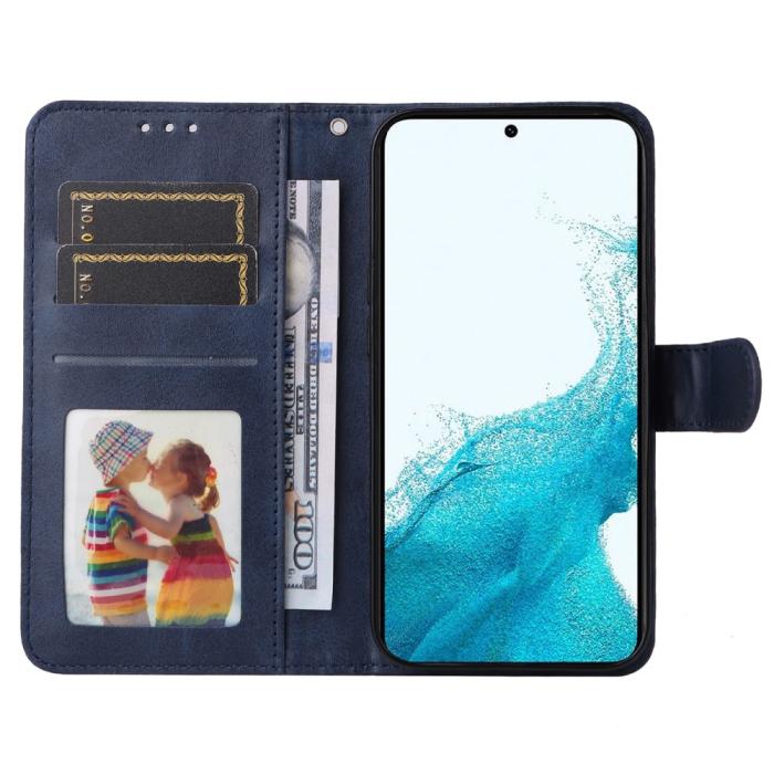 Bild 2, Samsung Galaxy A34 5G Fodral Läder Blå