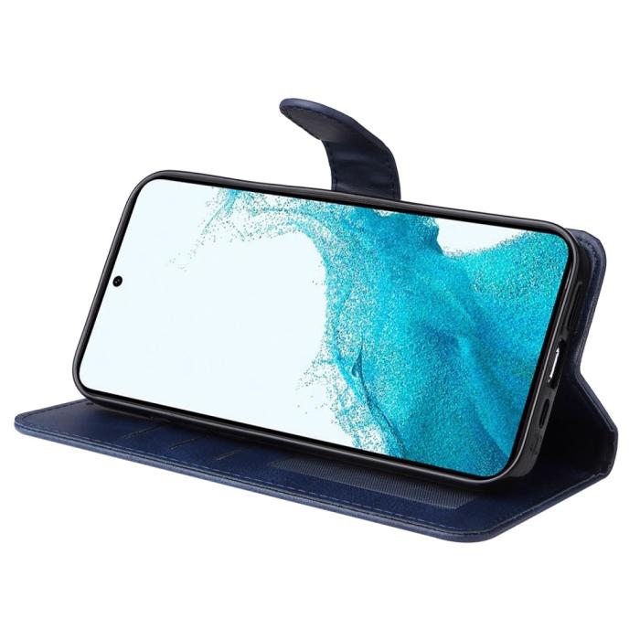 Bild 3, Samsung Galaxy A34 5G Fodral Läder Blå