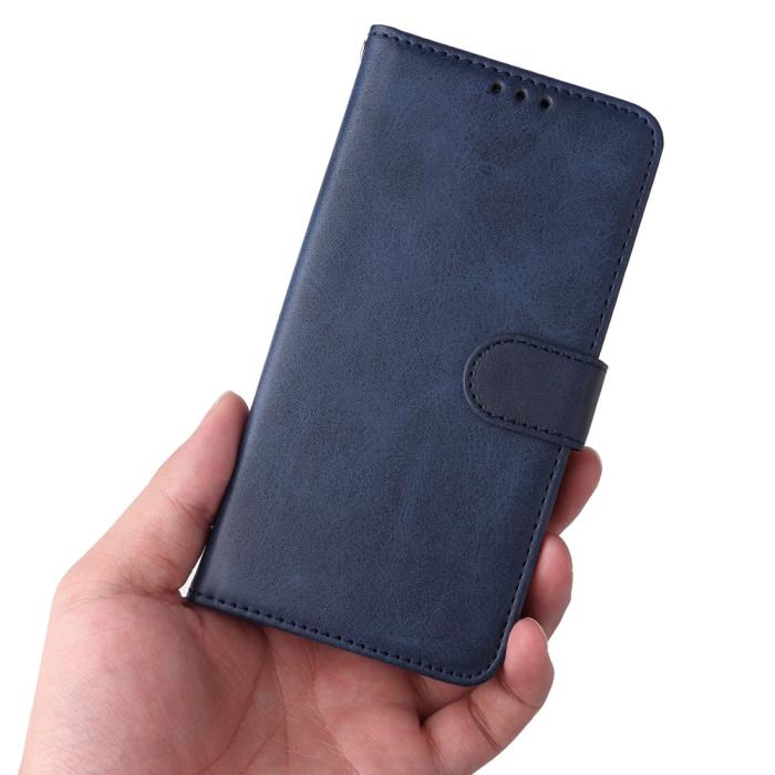 Bild 6, Samsung Galaxy A34 5G Fodral Läder Blå
