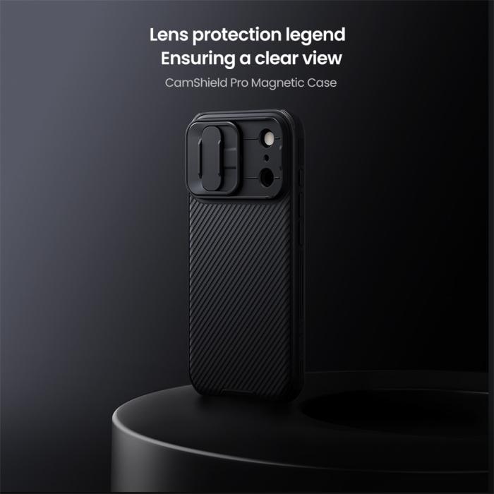 Bild 6, NILLKIN iPhone 17 Pro Skal MagSafe CamShield Pro Svart