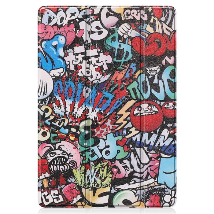 Bild 5, Samsung Galaxy Tab S7 Plus / Tab S8 Plus Fodral Tri-Fold Pennhållare