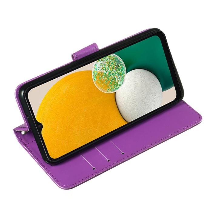 Bild 5, Samsung Galaxy S22 Plus Fodral Solid Läder Lila