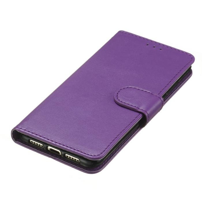Bild 6, Samsung Galaxy S22 Plus Fodral Solid Läder Lila
