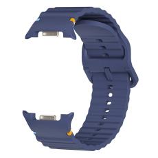 KALEBOL Galaxy Watch 8 46/44/40 mm Armband Wave M&ouml;rk Bl&aring;