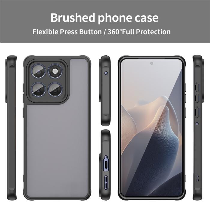 Bild 3, Motorola Edge 60 / 60 Fusion Skal Hybrid Frosted Svart