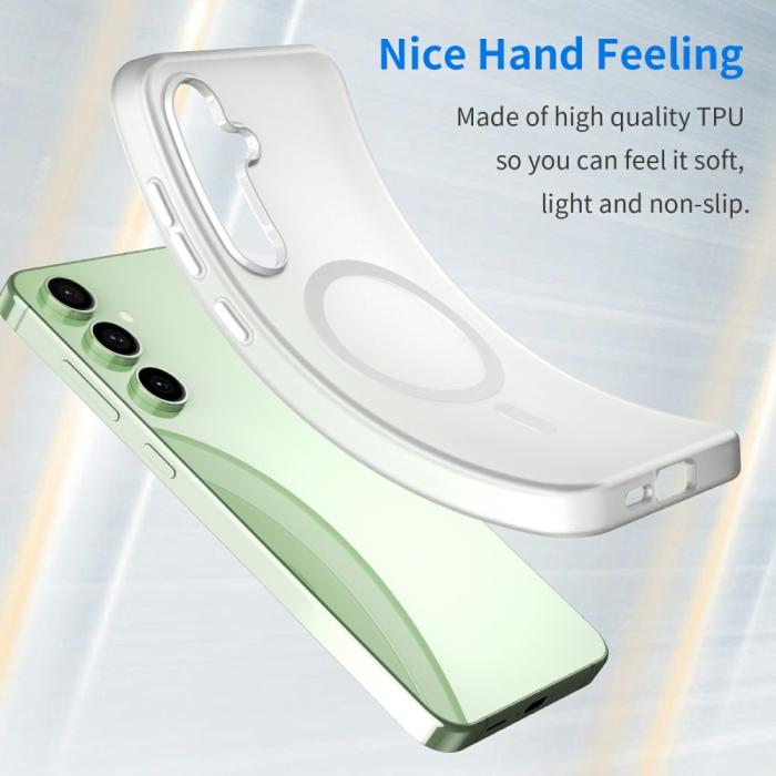 Bild 4, Samsung Galaxy S24 FE Skal MagSafe Slim Matt Vit