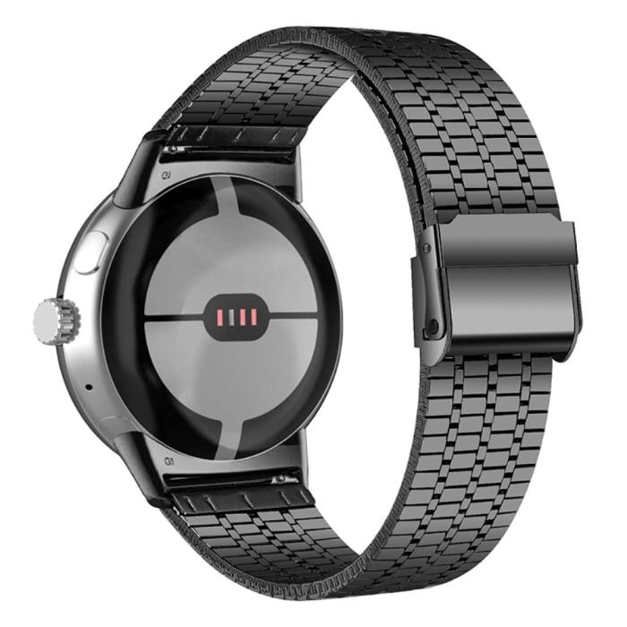 Bild 1, Google Pixel Watch / Watch 2 Metallarmband Svart