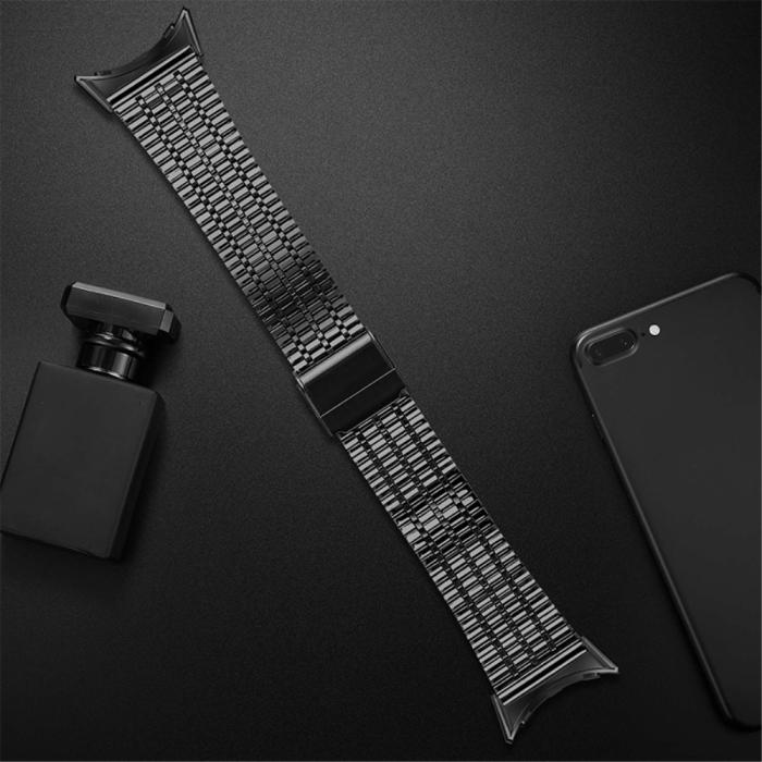 Bild 4, Google Pixel Watch / Watch 2 Metallarmband Svart