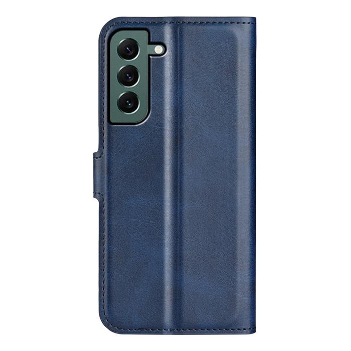 Bild 6, Samsung Galaxy S23 Plus Fodral Solid Läder Blå