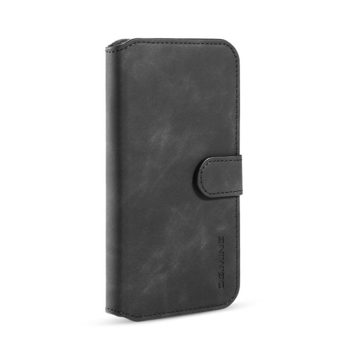 Bild 3, DG.MING iPhone 11 Fodral Retro Läder Svart