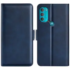 Motorola Moto G71 Fodral Med Magnetisk Stängning Blå
