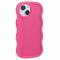 iPhone 15 Mobilskal Wavy Rosa