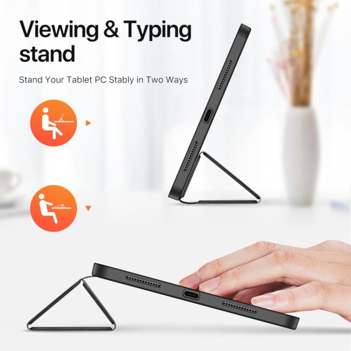 Bild 5, DUX DUCIS iPad Pro 11 2024 DOMO Series Tri-Fold Fodral Svart