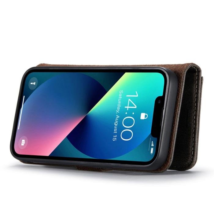 Bild 3, DG.MING iPhone 15 Plus 2in1 Magnet Fodral / Skal Grå