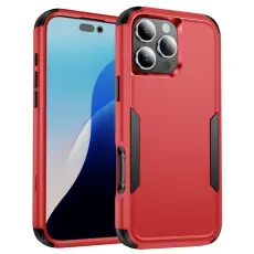 iPhone 16 Pro Max Skal Extreme Shockproof Hybrid R&ouml;d