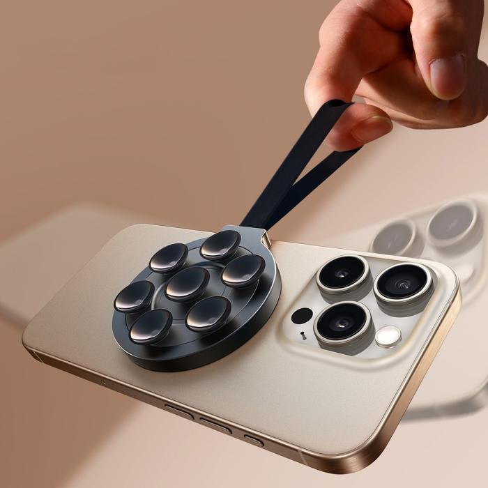 Bild 5, Joyroom MagSafe Mobilhållare Väggmonterad Sugkopp Svart