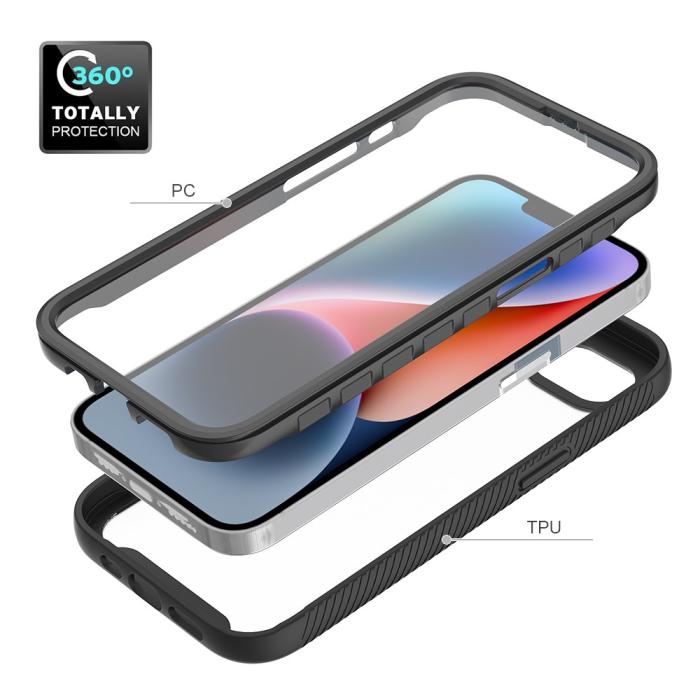 Bild 4, iPhone 17e / 16e Skal 360 Hybrid Defense Svart
