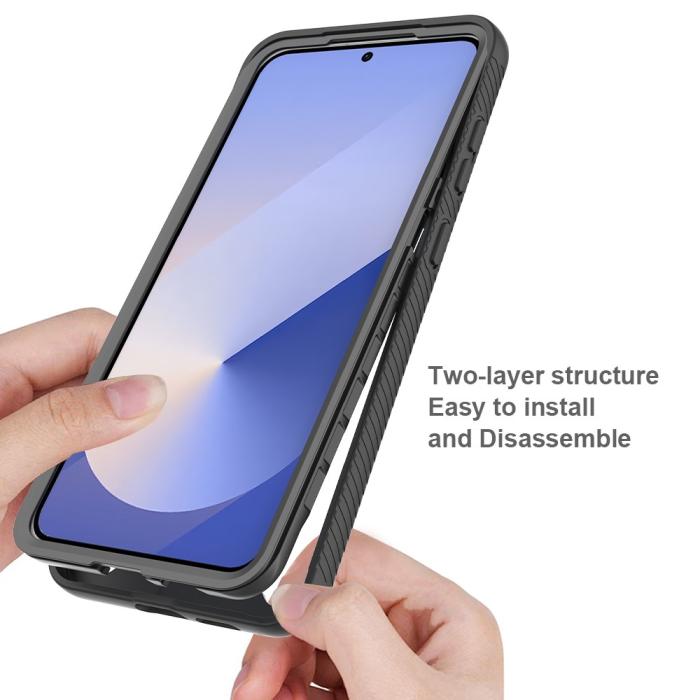Bild 3, Samsung Galaxy S25 Edge Skal 360 Hybrid Defense Svart