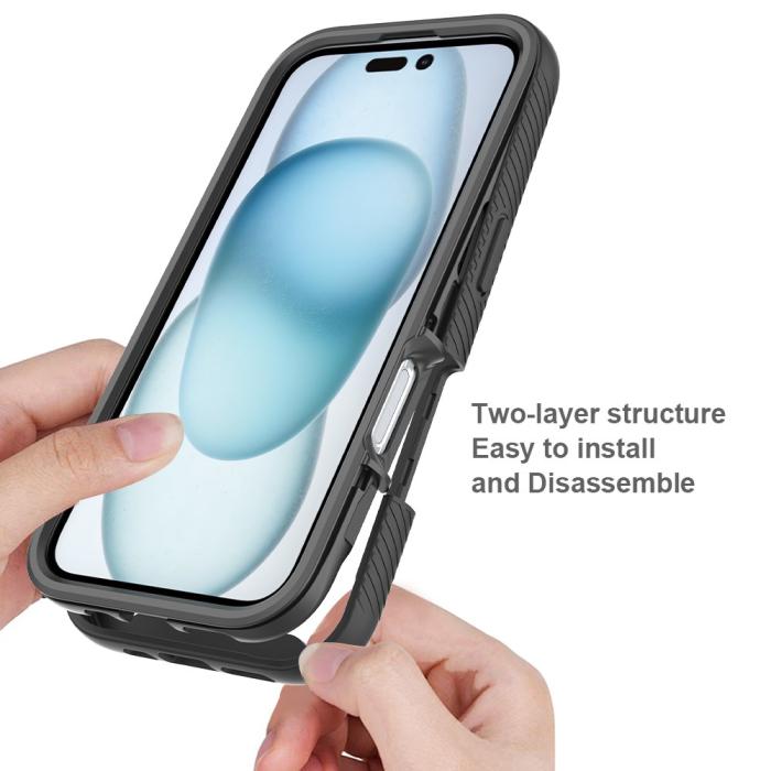 Bild 2, iPhone 16 Skal Hybrid Defense Svart
