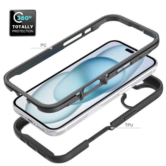 Bild 4, iPhone 16 Skal Hybrid Defense Svart