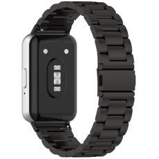 Samsung Galaxy Watch Fit 3 Klockarmband Rostfritt St&aring;l Svart