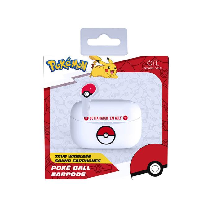 Bild 2, Pokemon Hörlur In-Ear TWS Bluetooth Vit