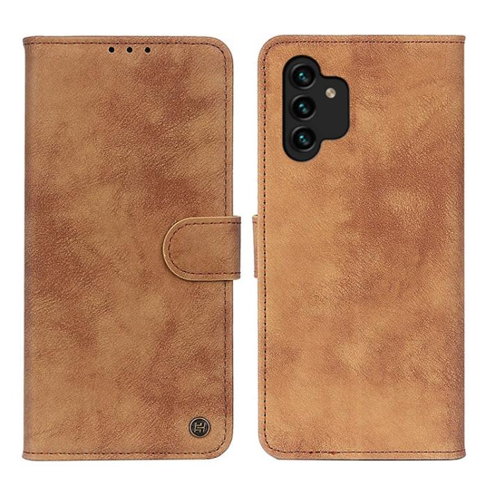 Bild 2, Samsung Galaxy A13 4G Fodral Retro Brun