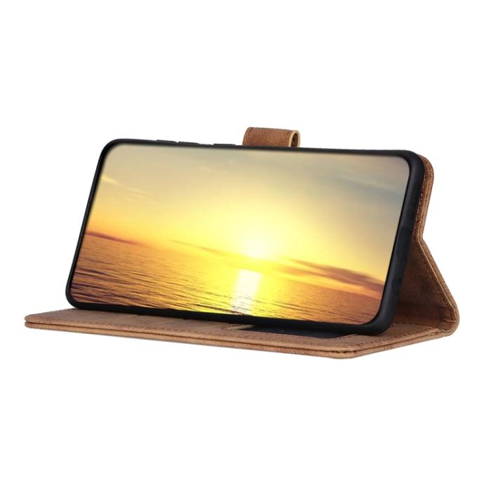 Bild 3, Samsung Galaxy A13 4G Fodral Retro Brun