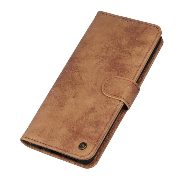 Bild 4, Samsung Galaxy A13 4G Fodral Retro Brun