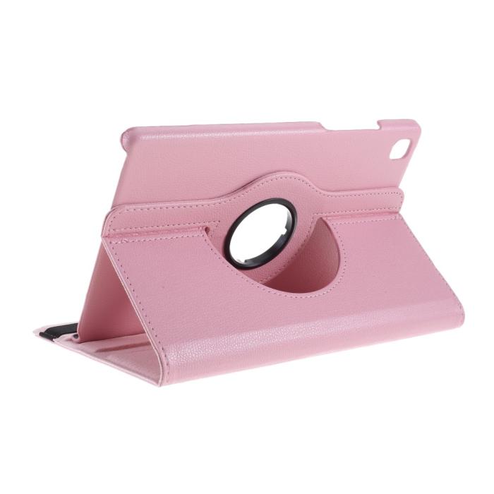 Bild 3, Samsung Galaxy Tab A7 10.4 Fodral 360° Rotation Ljus Rosa
