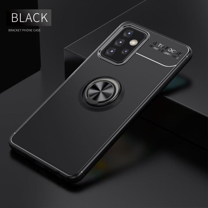 Bild 2, Samsung Galaxy A72 - Ring Skal - Svart