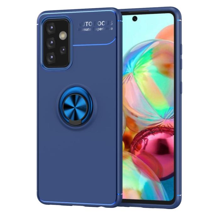 Bild 1, Samsung Galaxy A72 - Ring Skal - Blå