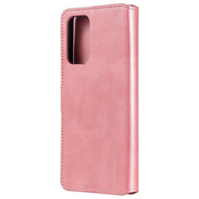 Bild 3, Samsung Galaxy A72 - Klassiskt Läder Fodral - Roséguld