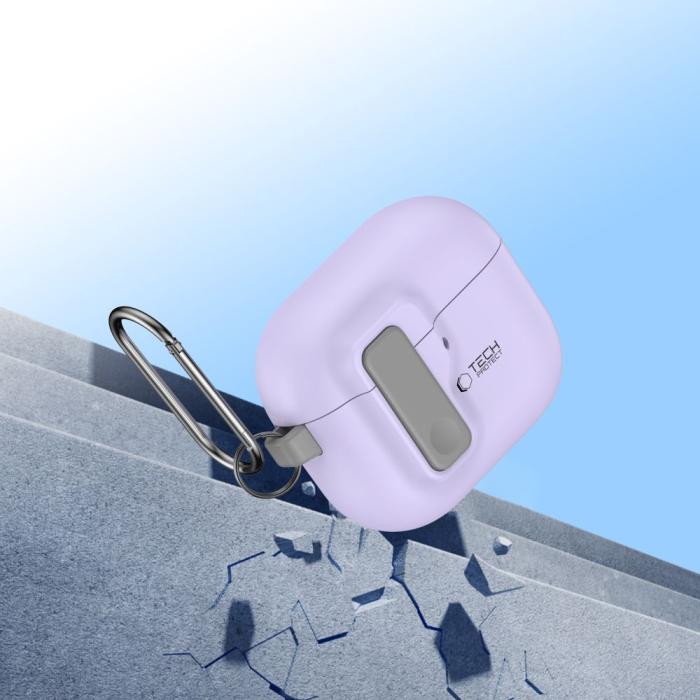 Bild 6, Tech-Protect AirPods 4 Skal Slim Hook Lavender