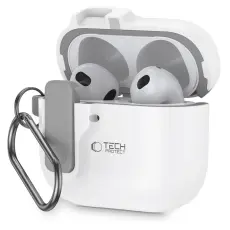 Tech-Protect AirPods 4 Skal Slim Hook Vit