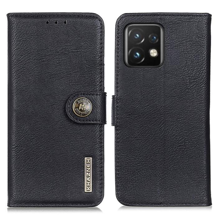 Bild 1, KHAZNEH Motorola Edge 40 Pro 5G Fodral Läder Svart