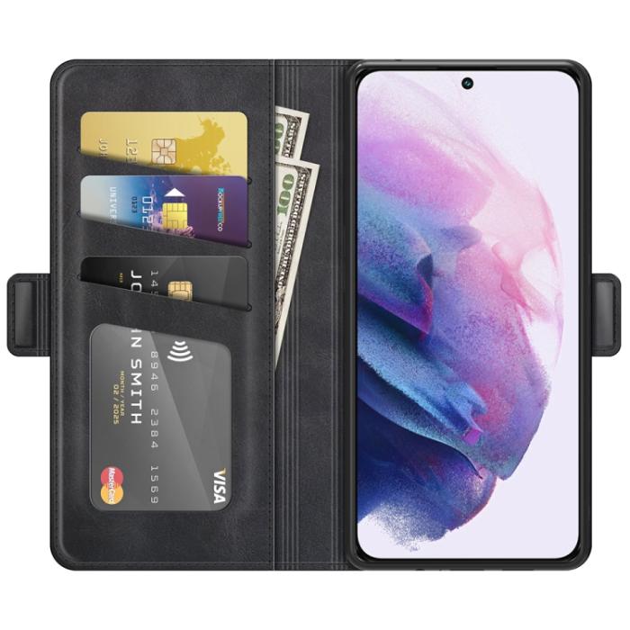 Bild 3, Samsung Galaxy S22 Fodral Magnetisk Stängning Svart