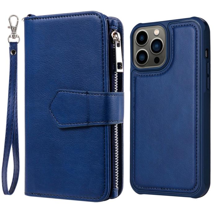 Bild 1, iPhone 13 Pro Fodral/Skal 2in1 Magnet Multifunktionellt Blå